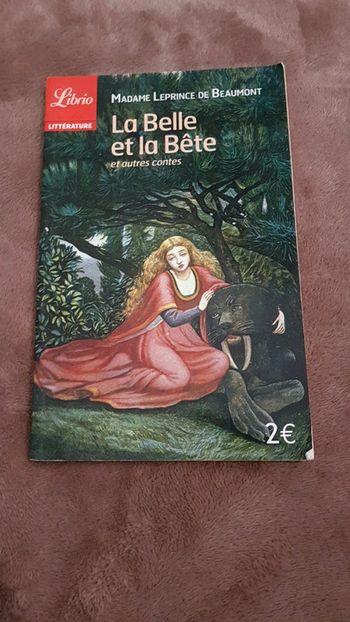 livre "la belle et la bête"