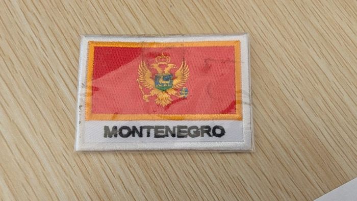 Drapeau écusson Monténégro