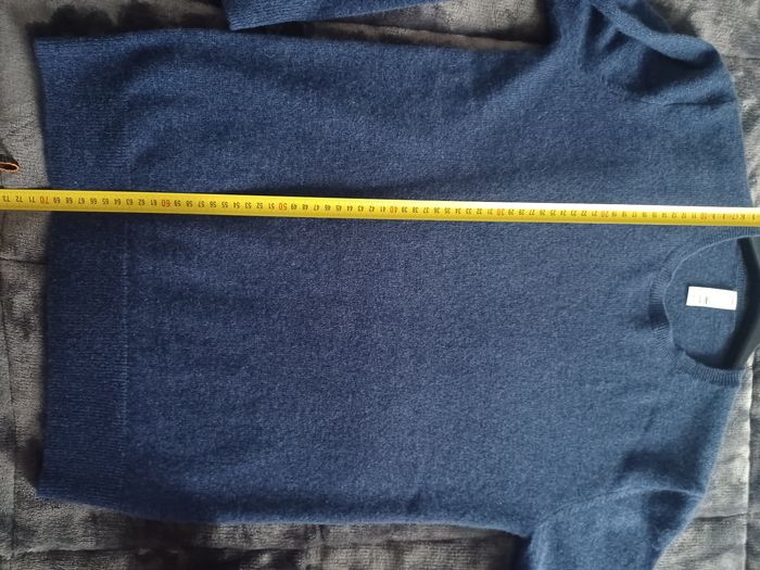 Pull homme 100% cachemire  fin taille S neuf jamais servis bleu - photo numéro 9