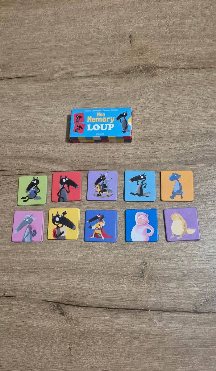 Jeu memory P'tit Loup