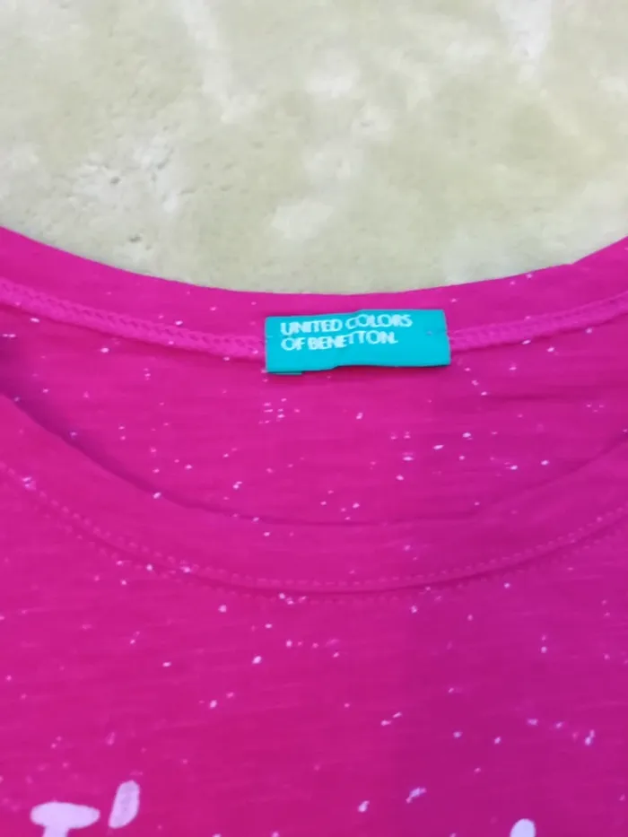 Tee-shirt ML rose taille 11/12 ans UCB - photo numéro 3