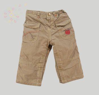 Pantalon cargo marron rouge Sergent Major 9 mois garçon