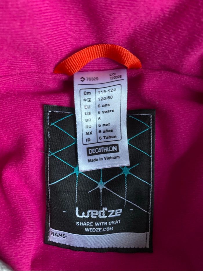 Blouson de ski fille 6 ans Decathlon Wedze - photo numéro 7