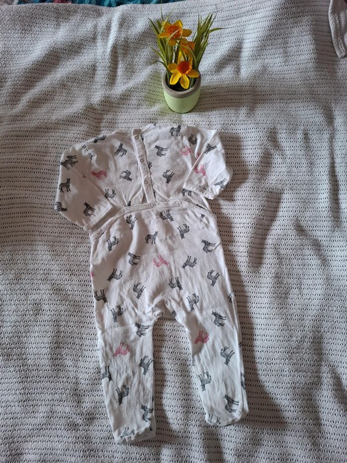Pyjama Léger Zèbre 9Mois - photo numéro 4
