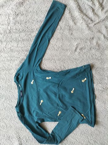 T-shirt bleu canard
