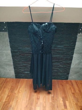 Robe Noire effet Bustier