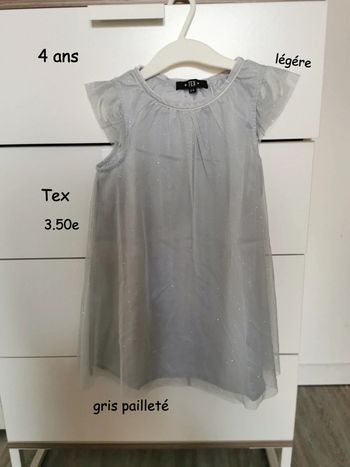 Robe 👗 tulle tex kids
