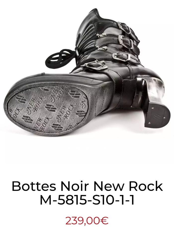 Botte new rock neuve - photo numéro 6