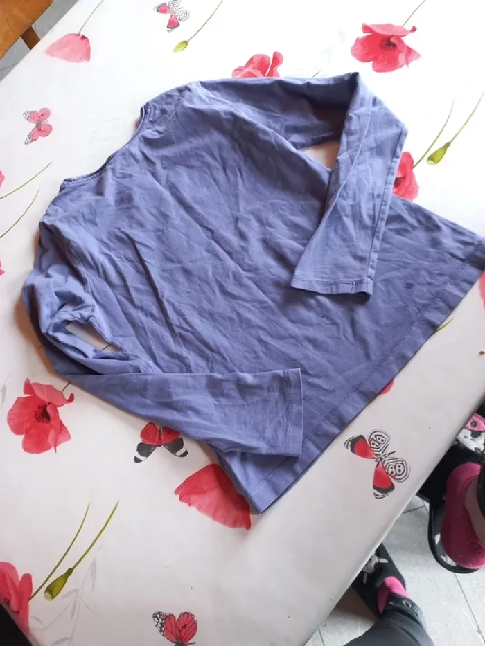 Tee shirt strass manches longues - photo numéro 5