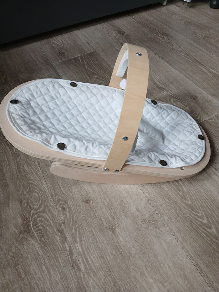 Jouet transat poupon vertbaudet en bois - photo numéro 8