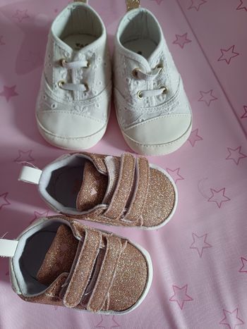 2 paires chaussures bébé