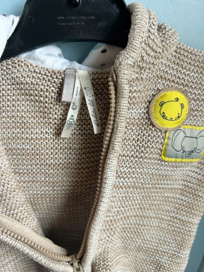 Gilet marron clair , 1 mois , orchestra - photo numéro 5