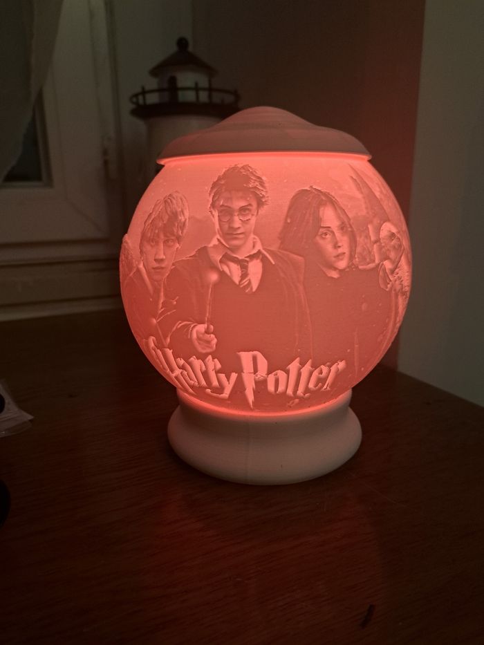 Veilleuse boule en lithophanie - photo numéro 6