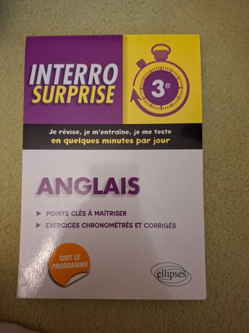 Interro surprise Anglais