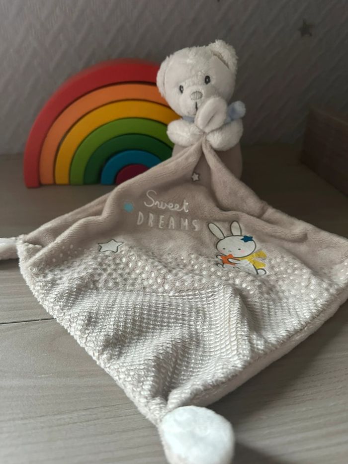 Doudou mouchoir ours mots d’enfants sweet Dreams