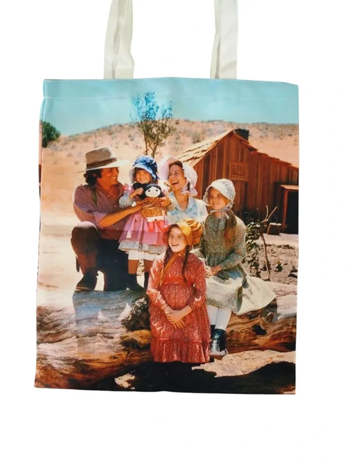 Tote bag sac cabas La petite maison dans la prairie