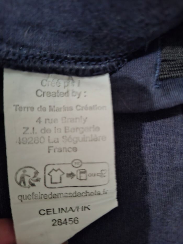 Pantalon bleu marine Terre de Marins 2 ans - photo numéro 3