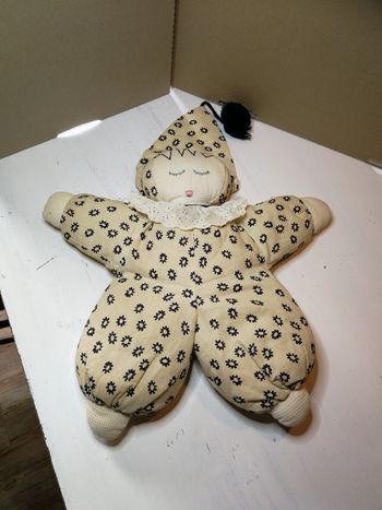 Grande Poupée chiffon lutin ancienne vintage