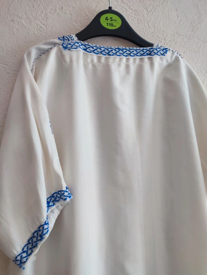 Gandoura ,Djellaba marocaine blanche - Taille 6 ans - photo numéro 6