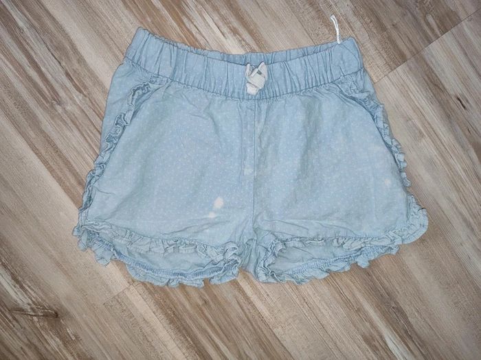 Short fille bleu clair 7/8 ans Zeeman