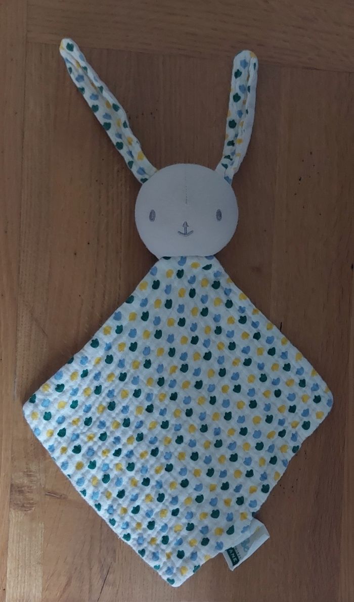 Doudou plat lapin lange - Klorane - photo numéro 1