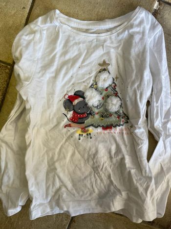 2 t-shirt ML Noël Kiabi 4ans