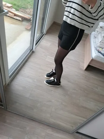 Short motif argenté
