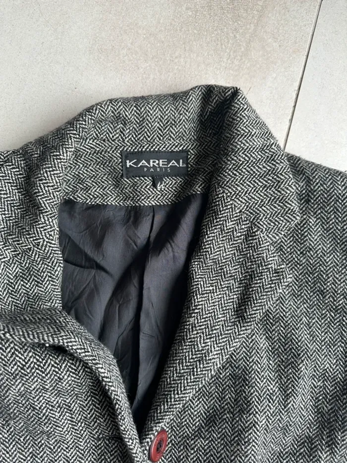 Veste grise tailleur blazer kareal - photo numéro 2