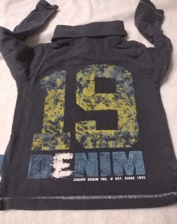 Sweat garçon bleu marine taille 3 ans denim