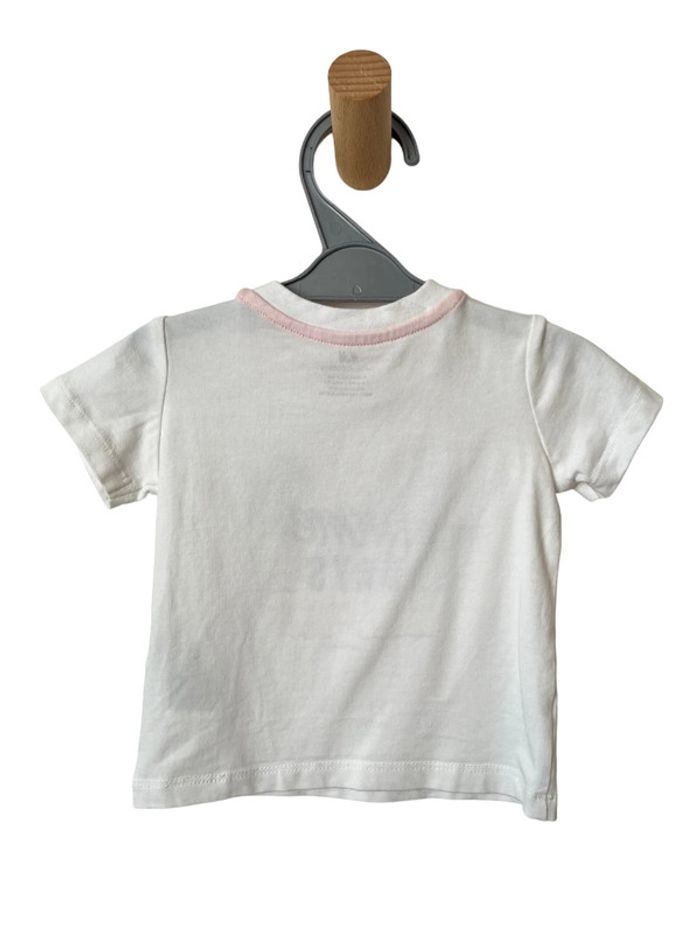 T-shirt blanc “Summer days” - H&M 3 mois (62cm/2-4mois) - photo numéro 3