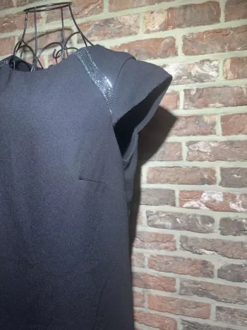 Robe noire argentée Mango Suit Taille L / 40