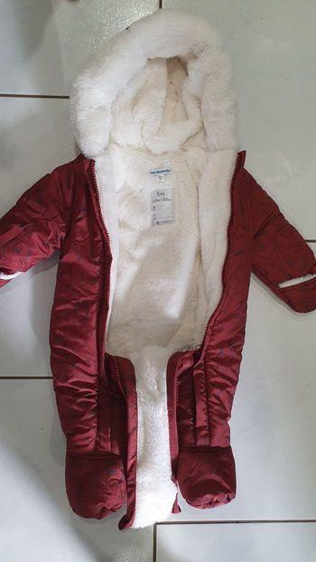 Combi chaude hiver vertbaudet 3 mois neuve