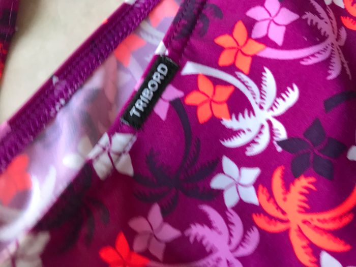 Maillot de bain violet 2 pièces 6 ans - photo numéro 3