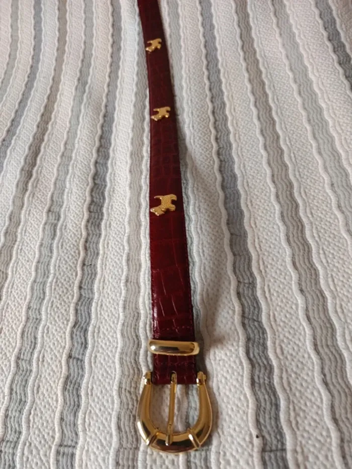 Ceinture Agatha cuir 85 cm