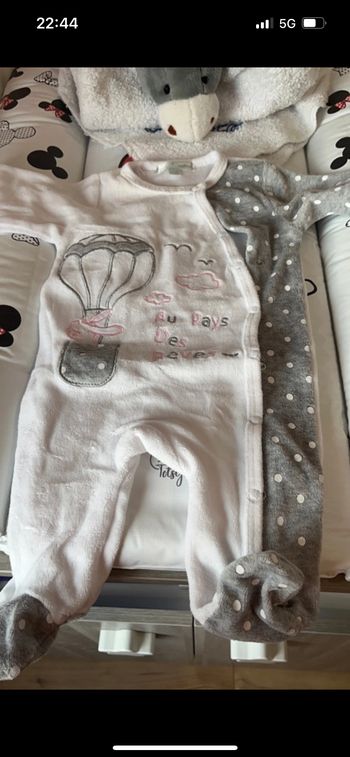Lot de 3 pyjama 1 mois