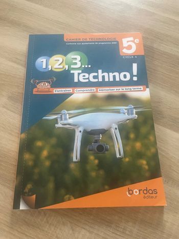 Cahier de technologie 5e