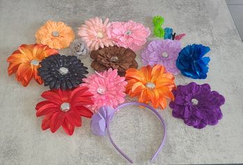 Accessoires pour cheveux fille femme fillette barette fleurs