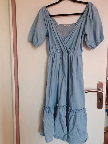 Robe longue smockée 14 ans