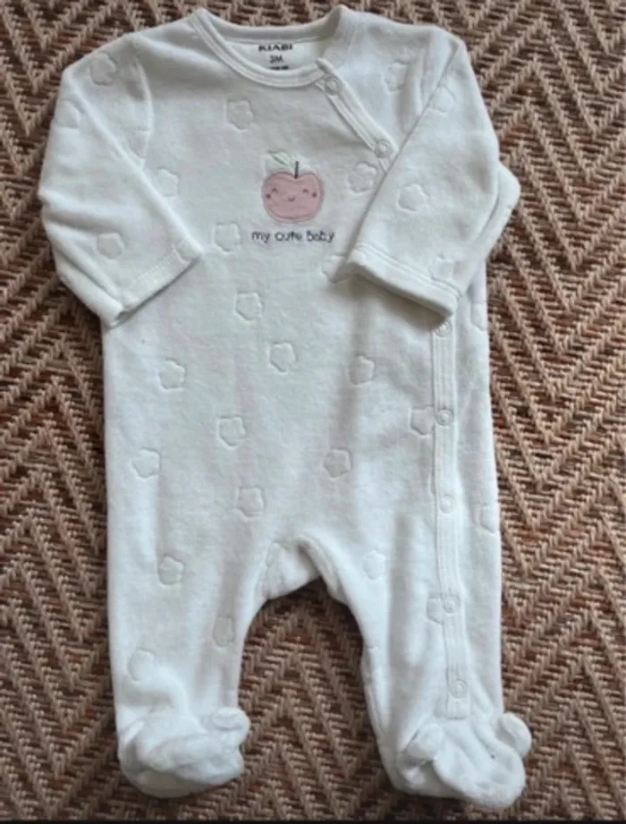 Pyjama Kiabi en velours 3M