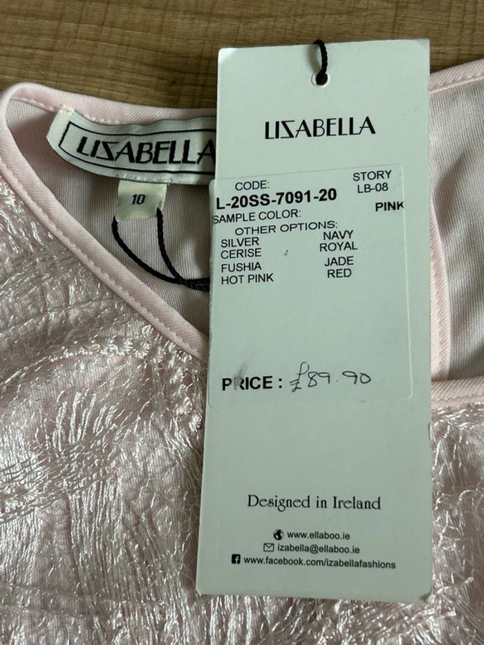 Haut rose neuf sans manches Lizabella taille UK 10 (valeur 90€) - photo numéro 14