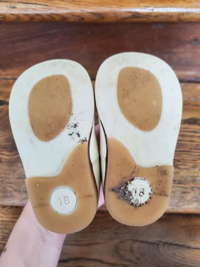 Sandales vernis T.18 - photo numéro 6