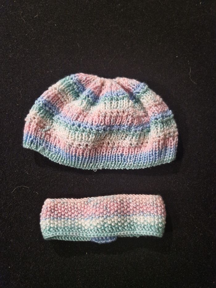 Bonnet + Bandeau 6 - 12 M - photo numéro 2