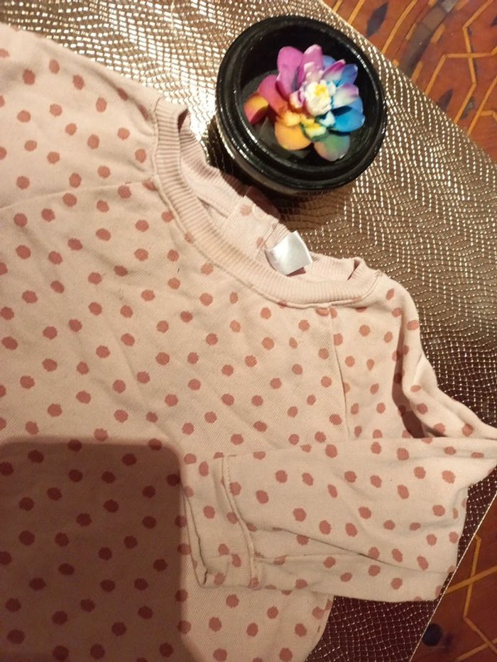 Haut fin à pois 9 mois - photo numéro 3