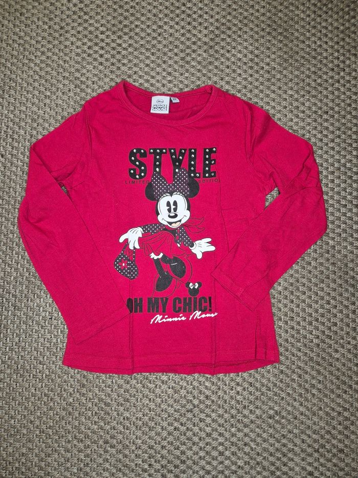 Lot de 2 t-shirts minnie - 6 ans - photo numéro 2