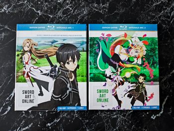 Lot Sword Art Online Arc 1 & 2 en Blu-ray