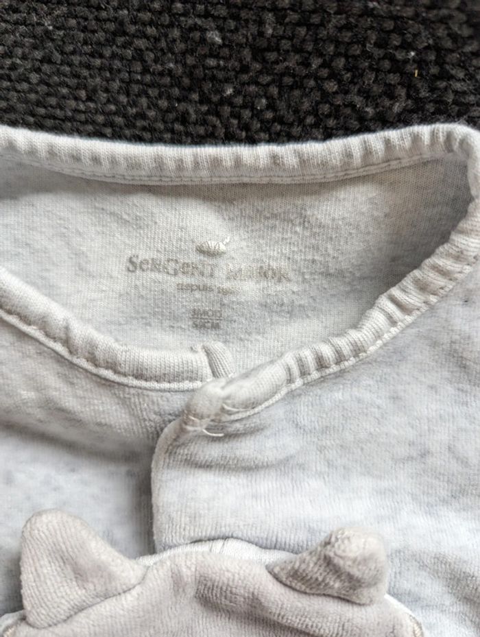 Pyjama velours - Sergent major - 3 mois - photo numéro 2