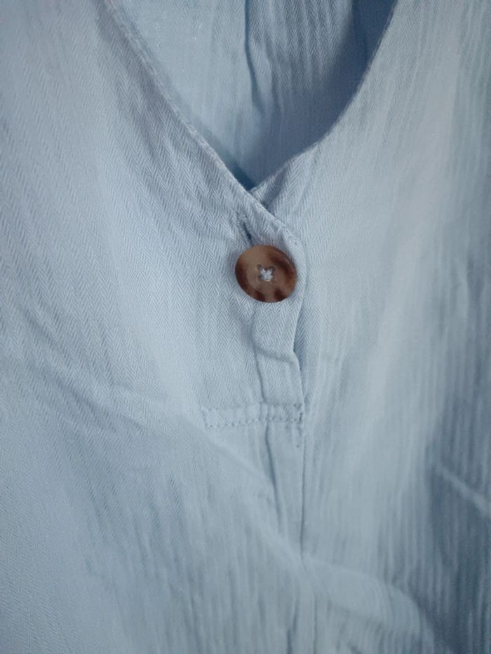 Chemisier léger bleu clair bonobo taille M - photo numéro 2