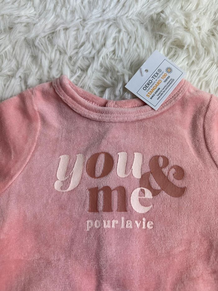 Pyjama velours taille 1 mois gemo - photo numéro 2