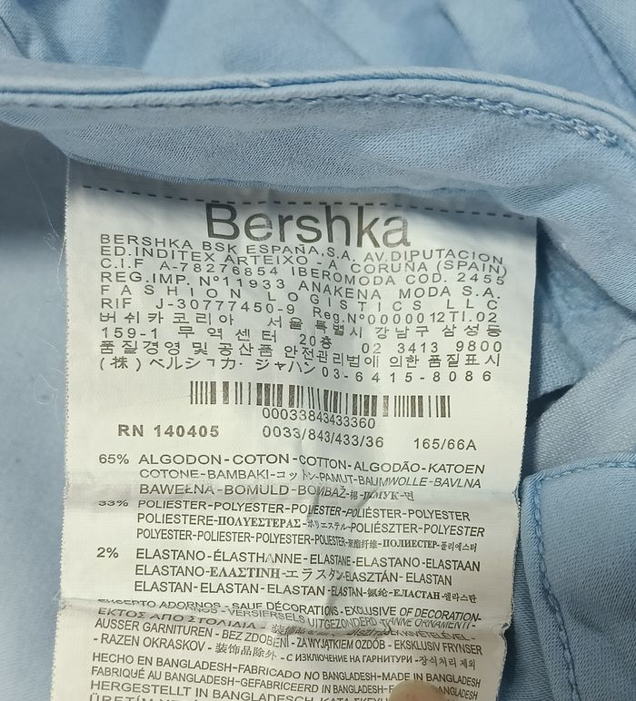 Jean skinny Bershka bleu ciel – Taille 36 (S) – - photo numéro 8