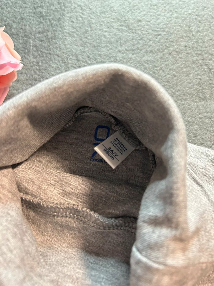 Sous pull enfant gris - photo numéro 3